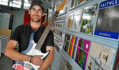 Nic Dromgold has opened a new music shop in Fitzroy St. Nic Dromgold has opened a new music shop in Fitzroy St.